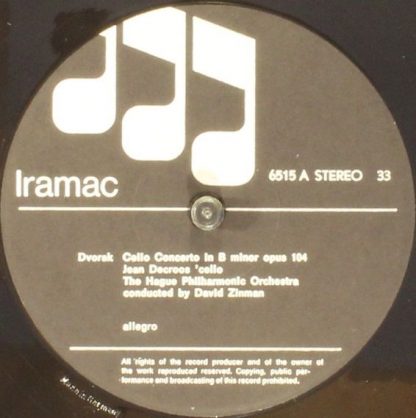 Iramac 6515 - 'Cello Concerto - Image 6