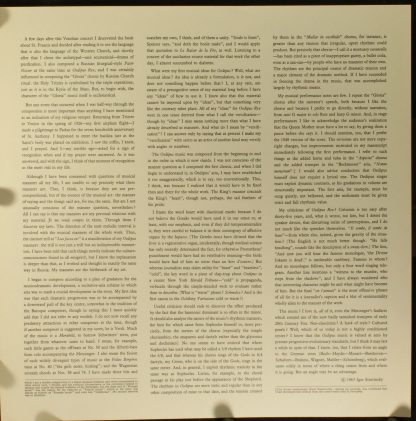 CBS BRG 72131 - Stravinsky Conducts Oedipus Rex - Image 3
