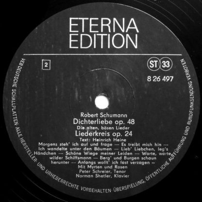 Eterna 8 26 497 - Dichterliebe Op. 48, Liederkreis Op. 24 - Image 4