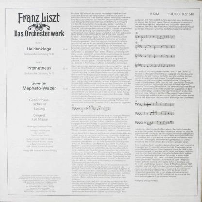 Eterna 8 27 546 - Heldenklage, Prometheus, Zweiter Mephisto-Walz - Image 2