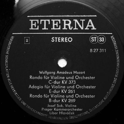 Eterna 8 27 311 - Violinkonzert A-dur KV 219, Rondo Für Violine - Image 4