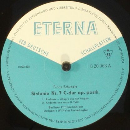 Eterna 8 20 068 - Sinfonie Nr. 7 C-Dur, Op. Posth. - Image 4
