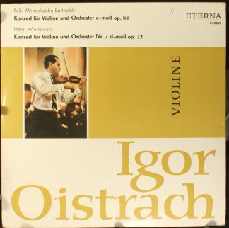 Eterna 8 20 019 - Konzert Für Violine Und Orchester  E-Moll Op.