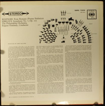 CBS SBRG 72026 - Feste Romane / Symphony No. 7 - Image 2