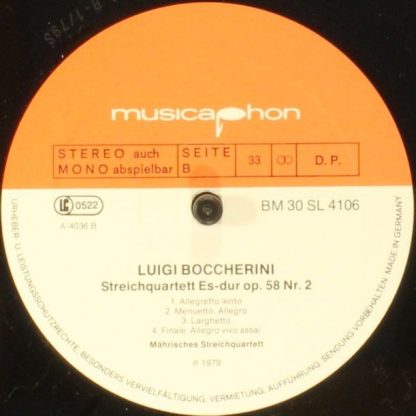 Musicaphon BM 30 SL 4106 - Streichquartette - Image 4