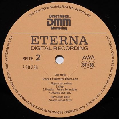 Eterna 7 29 236 - Violinsonate A-dur / Violinsonate Nr.3 D-moll - Image 4