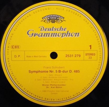 Deutsche Grammophon 2531 279 - Symphonie No.5 · Symphonie No.4 - Image 2