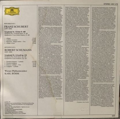 Deutsche Grammophon 2531 279 - Symphonie No.5 · Symphonie No.4 - Image 5