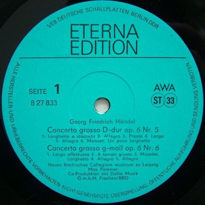 Eterna 8 27 833 - Concerti Grossi Op. 6 Nr. 5-8 - Image 3