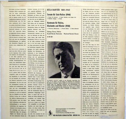 Eterna 8 20 401 - Sonate Für Solo-Violine / Kontraste Für Violin - Image 2