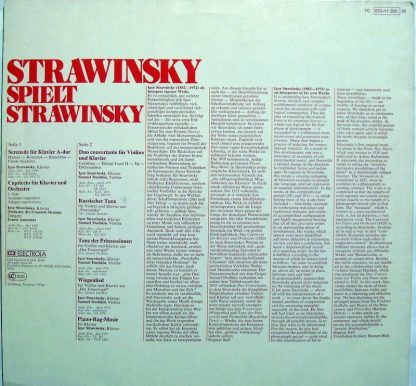 His Master's Voice 1C 053-11 300 M - Strawinsky Spielt Strawinsk - Image 2