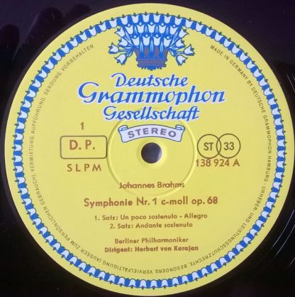 Deutsche Grammophon 138 924 SLPM - Symphonie Nr. 1 C-Moll Op. 68 - Image 3