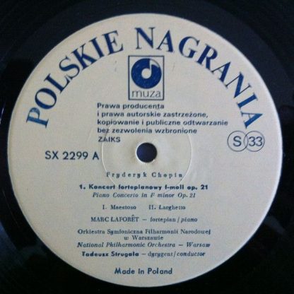 Polskie Nagrania Muza SX 2299 - Marc Laforet Plays Chopin - Image 4