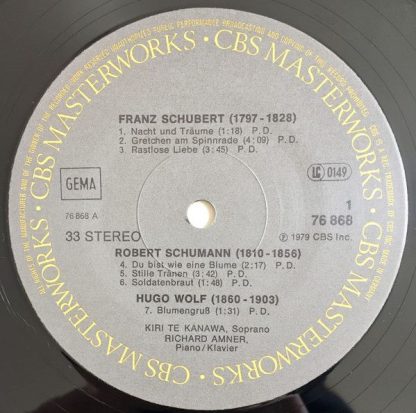 CBS Masterworks 76868 - Kiri Te Kanawa - Image 4