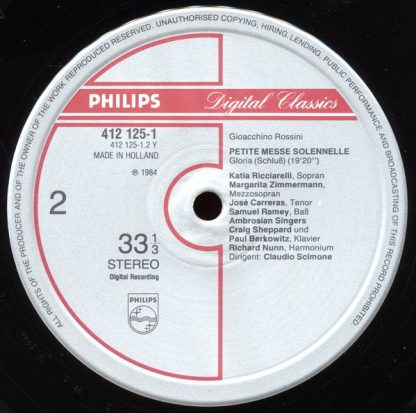 Philips 412 124-1 - Petite Messe Solennelle - Image 6