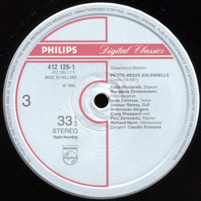 Philips 412 124-1 - Petite Messe Solennelle - Image 7