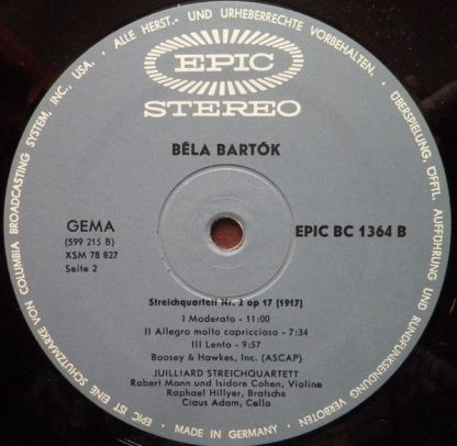 Epic BC 1364 - Streichquartette Nr. 1 und 2 - Image 3