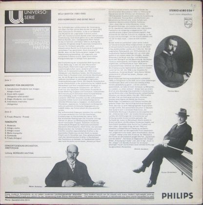 Philips 6580 036 - Konzert Für Orchester / Tanzsuite - Image 2