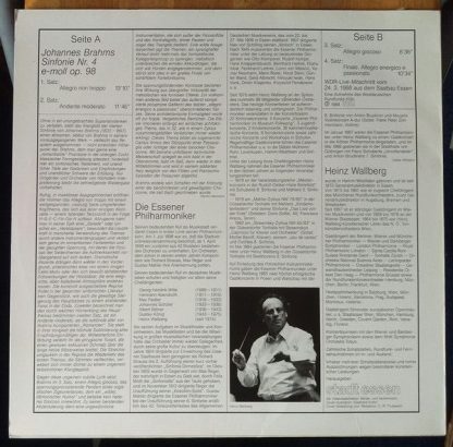 Stadt Essen 515163 - Sinfonie Nr. E-Moll Op.98 Johannes Brahms - Image 2