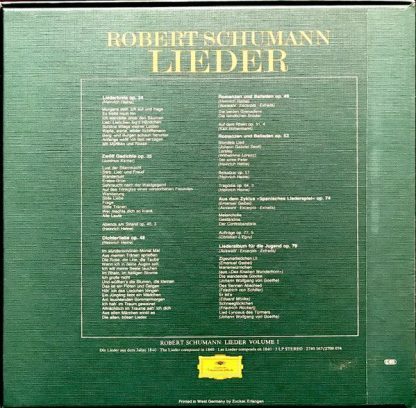 Deutsche Grammophon 2740 185 - Lieder Volume 2 - Nach Gedichten - Image 2