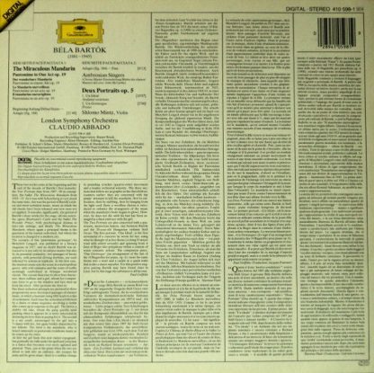 Deutsche Grammophon 410 598-1 GH - The Miraculous Mandarin · 2 P - Image 2
