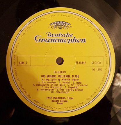 Deutsche Grammophon 2538 347 - Die Schöne Müllerin - Image 4