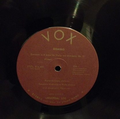 VOX (6) STPL 514.400 - Violin Concerto in D Major, Op. 77 - Image 3