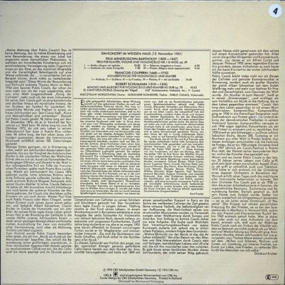 CBS 61 489 - Ein Konzert Im Weissen Haus ( 13.November 1961 ) - Image 2