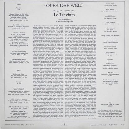 Eterna 8 20 388 - La Traviata (Opernquerschnitt In Italienischer - Image 2