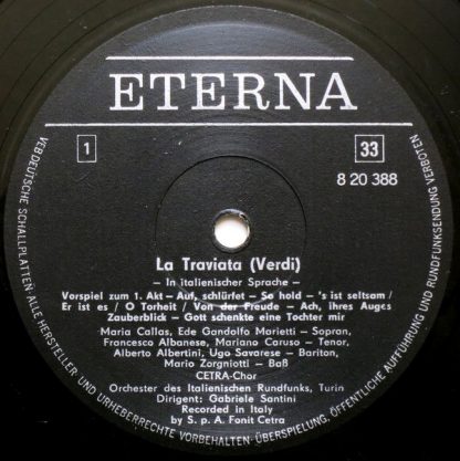 Eterna 8 20 388 - La Traviata (Opernquerschnitt In Italienischer - Image 3