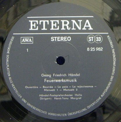 Eterna 8 25 982 - Feuerwerksmusik / Ouvertüre G-Moll - Image 3