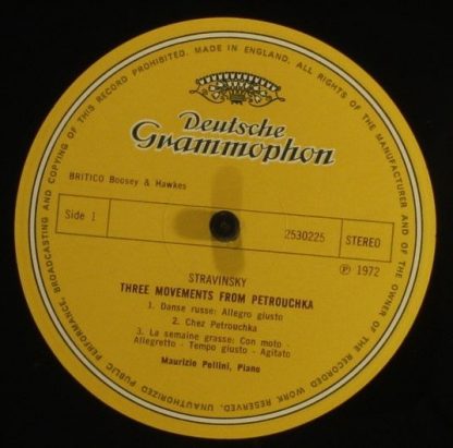 Deutsche Grammophon 2530 225 - Petrouchka / Sonata No. 7 Op. 83 - Image 3
