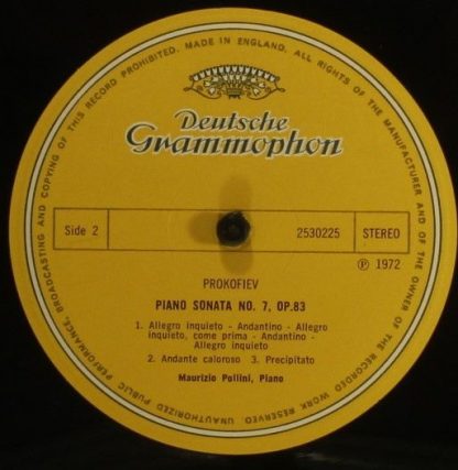 Deutsche Grammophon 2530 225 - Petrouchka / Sonata No. 7 Op. 83 - Image 4