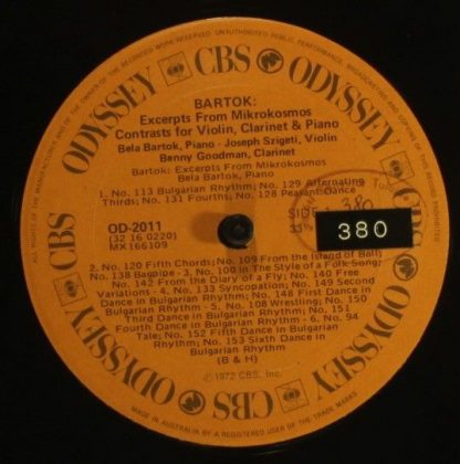 Odyssey OD-2011 - Mikrokosmos / Contrasts - Image 3