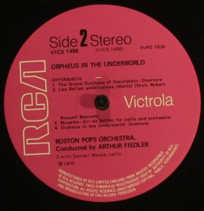 RCA Victrola VICS1466 - Orpheus In The Underworld And Other Offe - Image 4