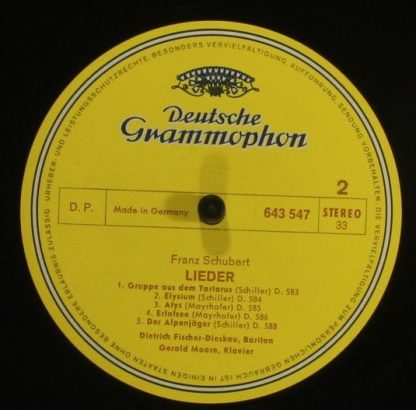 Deutsche Grammophon 2720 006 - Lieder Volume 1 - Image 4