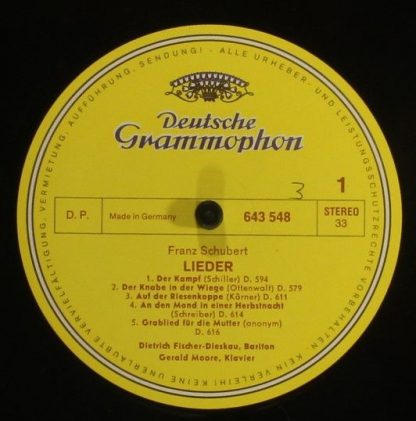 Deutsche Grammophon 2720 006 - Lieder Volume 1 - Image 5