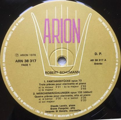 ARION ARN 38 317 - Fantasiestucke Opus 73, Marchenerzahlungen Op - Image 4