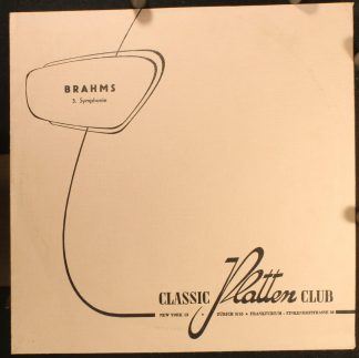 American Recording Society MP 126 - Brahms: Symphonie Nr. 3 In F