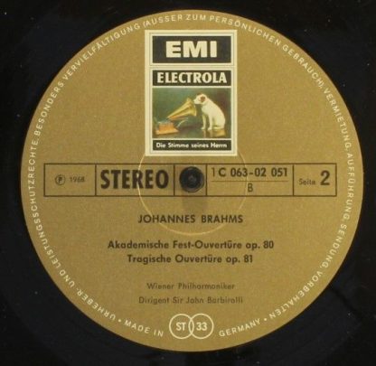 EMI 1 C 063-02 051 - Variationen Über Ein Thema Von Joseph Haydn - Image 4