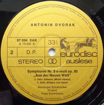 Ariola 87 694 XAK - Symphonie Nr. 9 E-moll "Aus Der Neuen Welt" - Image 4