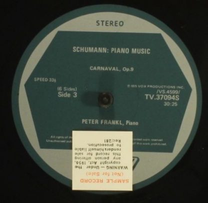 Turnabout TV 37093-5S - Piano Works Vol. 1 - Image 6