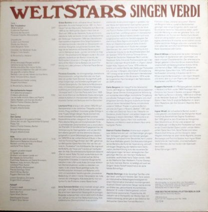 Eterna 8 26 945 - Weltstars Singen Verdi - Image 2