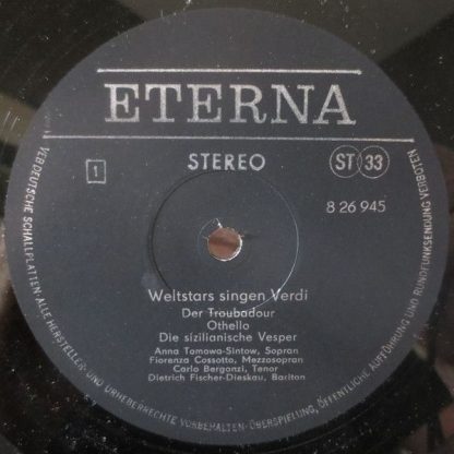 Eterna 8 26 945 - Weltstars Singen Verdi - Image 3