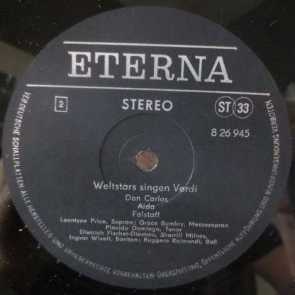 Eterna 8 26 945 - Weltstars Singen Verdi - Image 4
