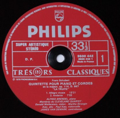 Philips 9500 442 - Quintette "La Truite" - Image 5