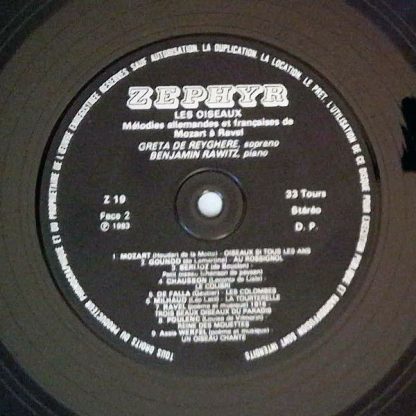 Zephyr (2) Z19 - Les Oieseux: Melodies Allemandes Et Francaises - Image 4