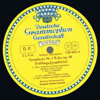Deutsche Grammophon 138 860 SLPM - Symphonien 1 & 4 - Image 2