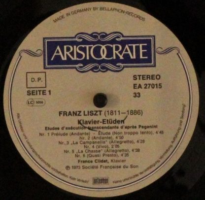 Bellaphon EA 27 015 - Klavier-Etüden - Image 3