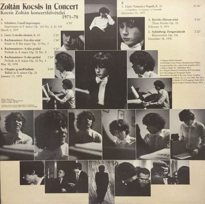 Hungaroton SLPX 12239 - Zoltán Kocsis In Concert - Image 2